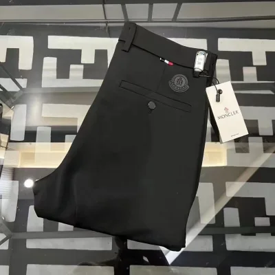 Mute Monogram Byxor replica lyx Grå Svart Siden Logotyp Perfekt