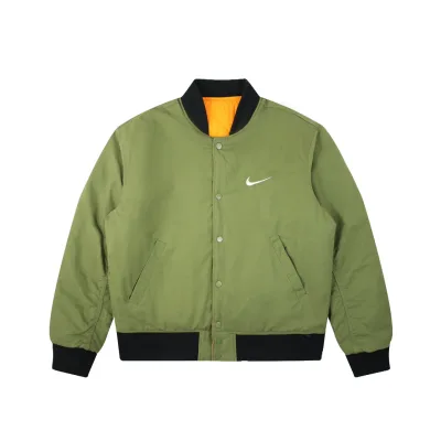 Nike Jacket replica 1:1 Green Orange Brodered Logo Stussy Is
