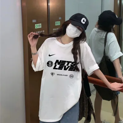 Nike Short Sleeve replica 1:1 White Black Cotton It Ribbed