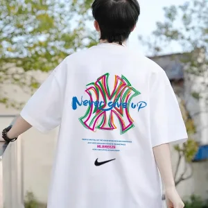 Nike kortärmad replika 1:1 superklon bomullsläderlogotyp