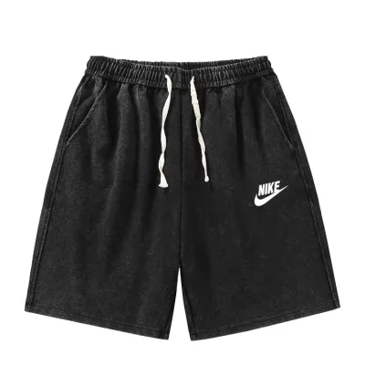 Nike Shorts replika lyx 1:1 Black Cotton Logo Patchwork Längd