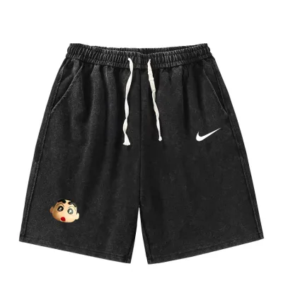 Nike Shorts replica super clone Black Cotton Logo Patchwork Längd
