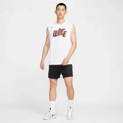 Nike väst replika lyx vit logotyp Sport på linne