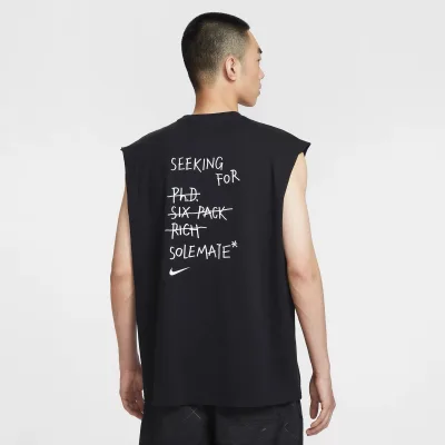 Nike väst replica super clone Black White Logo Sports On