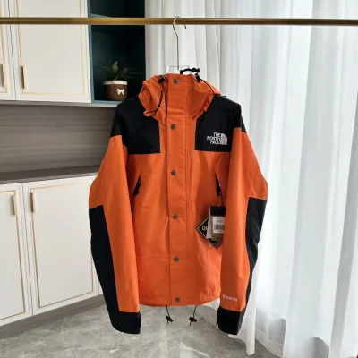 North The Face Jacket replica luxury Orange Embroidery Is Layer