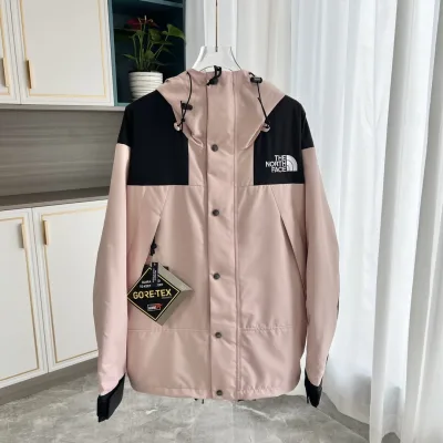 North The Face Jacket replika super klon lyx Rosa Broderi