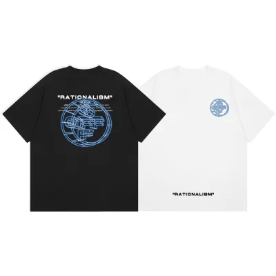 Off White kortärmad replika superklon pilbokstäver