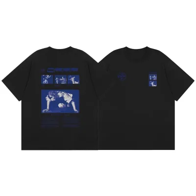 Off White kortärmad replika superklon pilbokstäver