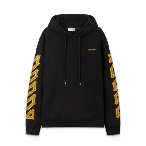 Off White Sweatshirt replica super clone Black Ss Line Loose