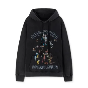 Off White Sweatshirt replica super clone Black Washed Ss Portrait