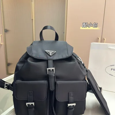 Prada Rucksack Replik Luxus Nylon Es Praktische Tasche Sprechende Rucksäcke