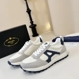 Prada Lederschuhe Replik Luxus Rindsleder Classic Herren Running Try