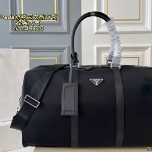 Prada Gepäck Replik Luxus Nylon Classic Tasche Unboxed Größe Reise