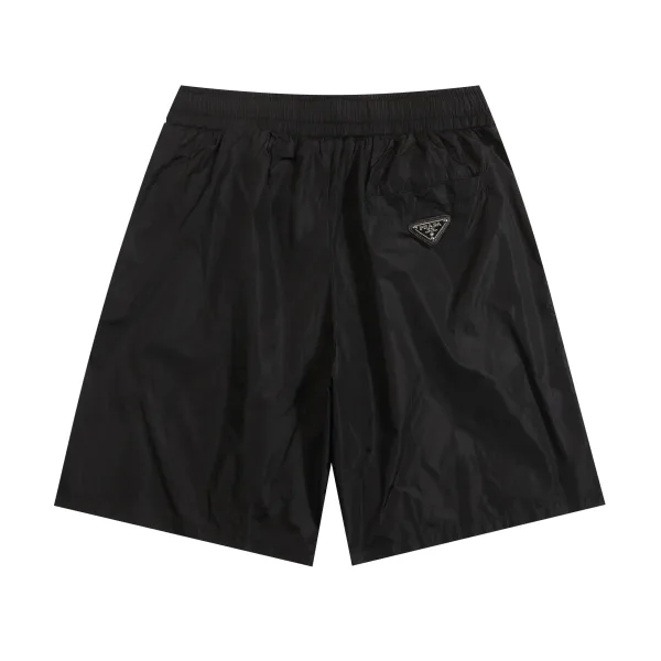 Prada Shorts replika lyx 1:1 Pradanewsummerstyle Återvunnet tyg Precision Mesh