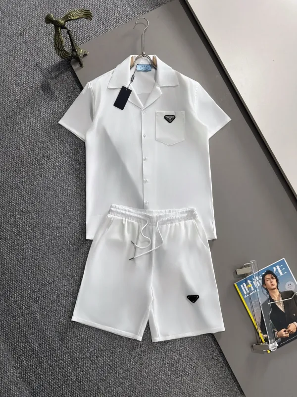 Prada Suit replika lyx super clone Bomull Polyester Logo Alla