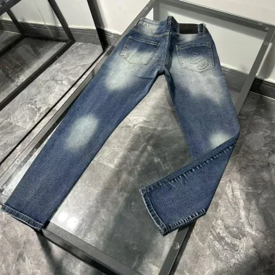 Saint Laurent Jeans replika 1:1 super klon Blue Cotton Denim