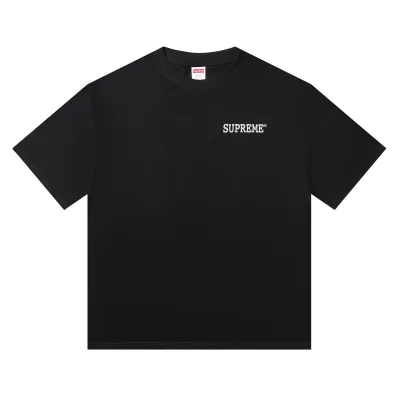 Supreme Kortärmad replika superklon Vit Svart Xl Ss