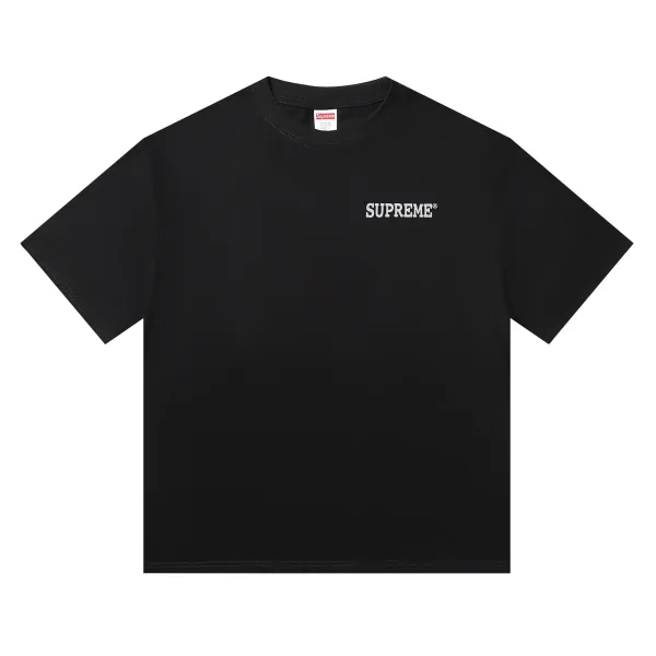 Supreme Kortärmad replika superklon Vit Svart Xl Ss
