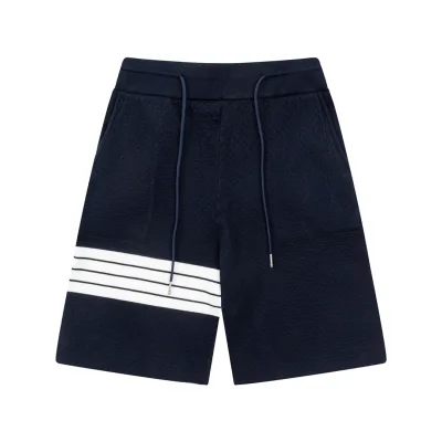 Thom Browne Shorts replika 1:1 Blue Knit Casual Is Three