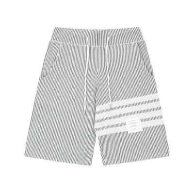 Thom Browne Shorts replika 1:1 stickad pl?¡èd Casual tredimensionell