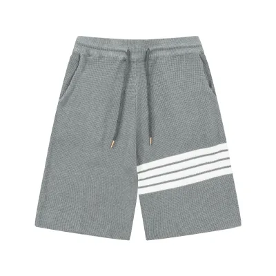 Thom Browne Shorts replika lyxig gr?£¤ stickad Casual Is Three