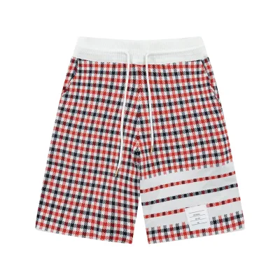 Thom Browne Shorts replika lyx Red Knit Pl?¡èd Casual Is