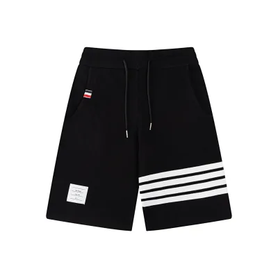 Thom Browne Shorts replika super klon Black Knit Retro Washed