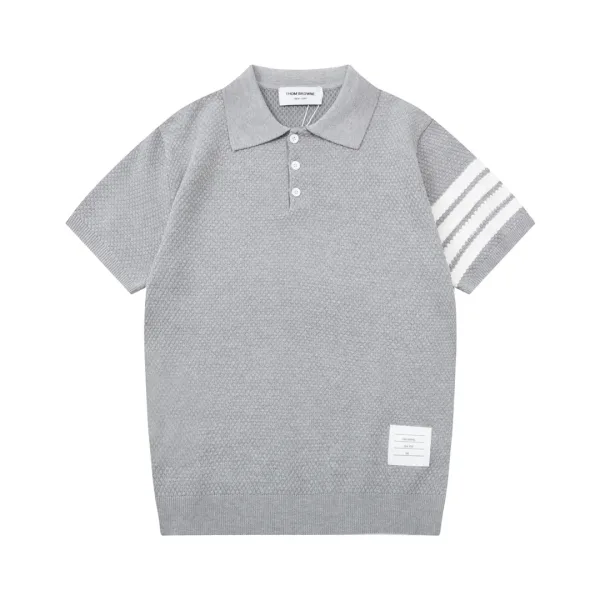 Thom Browne Sweater replica 1:1 Grey Knit Vintage Washed 80s