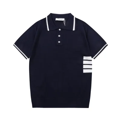 Thom Browne Sweater replika super klon lyx Blue Knit Vintage