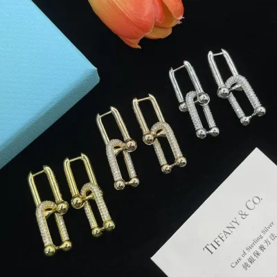 Tiffany Co ??rh?¡èngen replika super klon Guld Vit Gul Rose