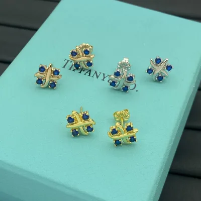 Tiffany ??rh?¡èngen replika super klon Guld Gul Co Platinum Rose