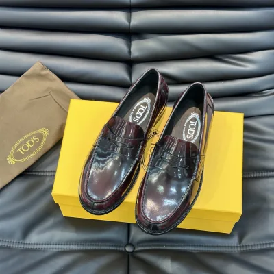 Tod Lederschuhe Replik Luxus Rindsleder Herren Loafers Slip Ons