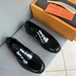 Tod Lederschuhe Replik Super Klon Schwarz Blau Rot Rindsleder