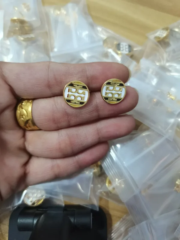 Tory Burch ??rh?¡èngen replika 1:1 Toryburch Real Shot