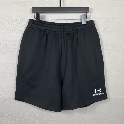 Under Armour Shorts replika 1:1 Black White Cotton Brodered Brodery
