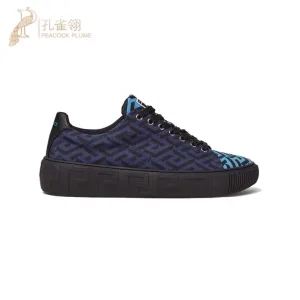 Versace Casual Schuhe Replik Luxus Rindsleder Schaffell Batch Neueste Akribisch