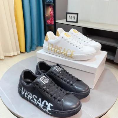 Versace Casual Shoes Replik Luxus Rindsleder Schaffell ist das neueste Modell