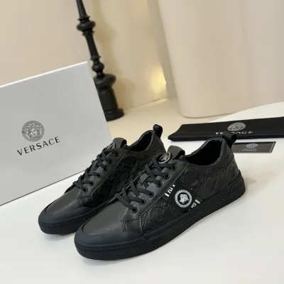 Versace Lederschuhe Replik Luxus