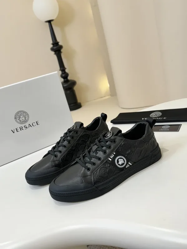 Versace Lederschuhe Replik Luxus