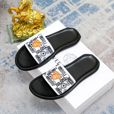 Versace Hausschuhe Replik Luxus End Mold Anpassung Original Upgraded