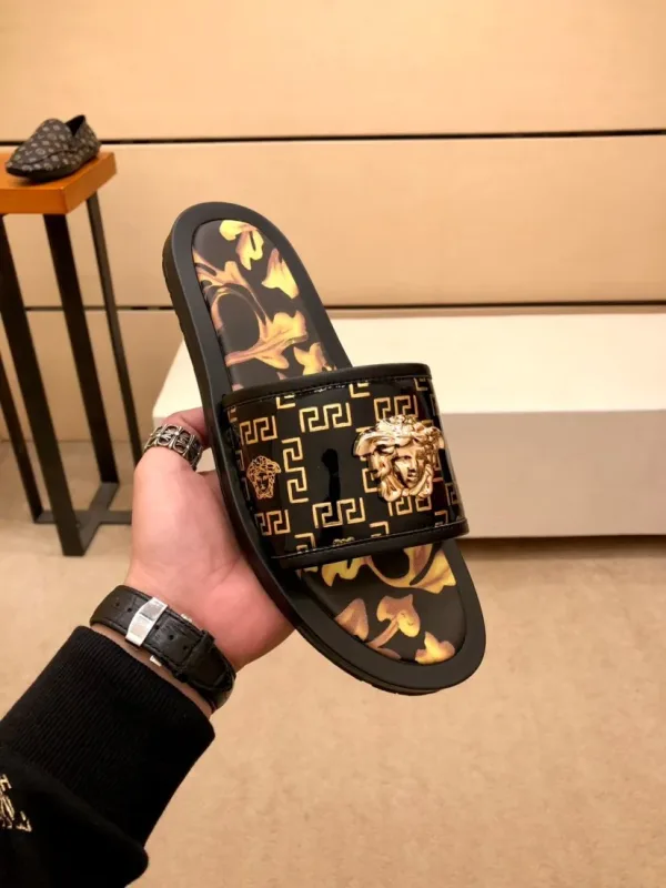 Versace Hausschuhe Replik Luxus Frühling Sommer Herren