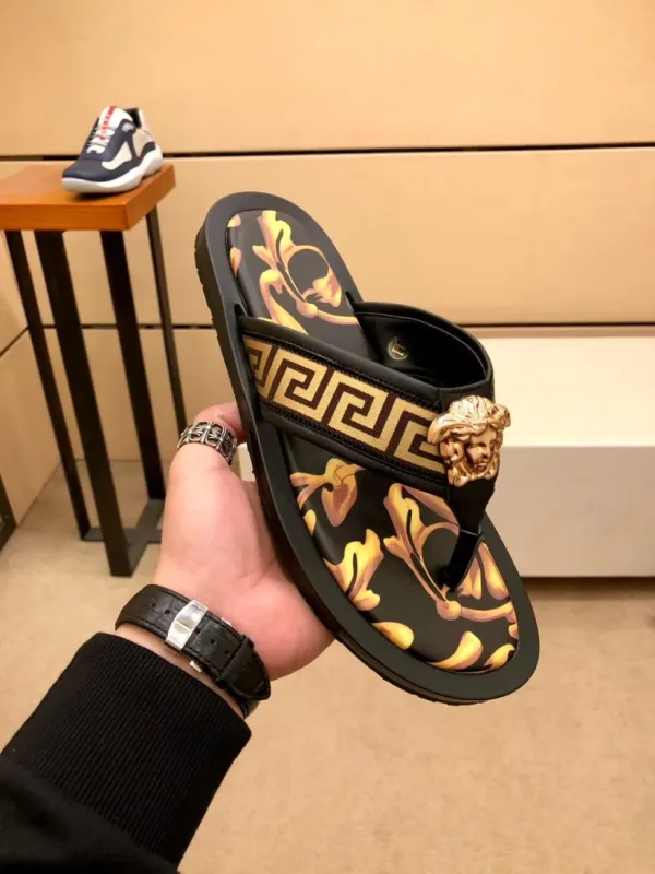 Versace Hausschuhe Replik Luxus Frühling Sommer Herren