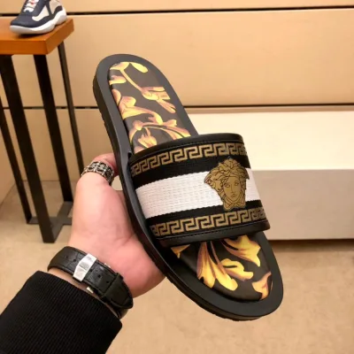 Versace Hausschuhe Replik Luxus Super Klon Frühling Sommer Herren
