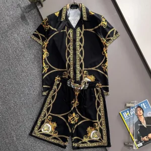 Versace Suit replika lyxig bomull Polyester Logotyp All Of Is