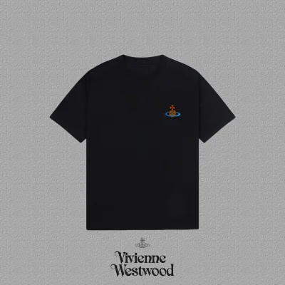Vivienne Westwood kort?¡èrmad replika lyxig svart vit gr?£¤ logotyp