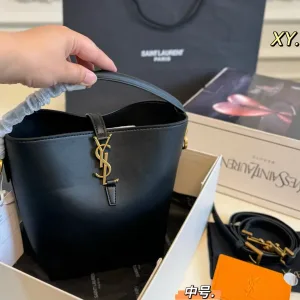 Yves Saint Laurent Bucket Bag Replik 1:1 Mittelgroßes faltbares Flugzeug