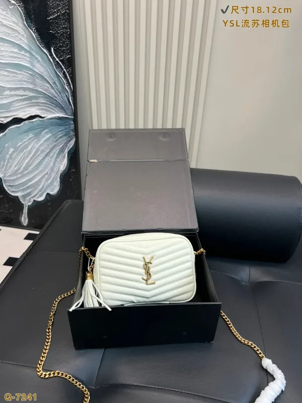Yves Saint Laurent Kameratasche Replik Super Klon Leder Stickerei