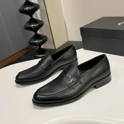 Yves Saint Laurent Lederschuhe Replik 1:1 Luxus Rindsleder Formal
