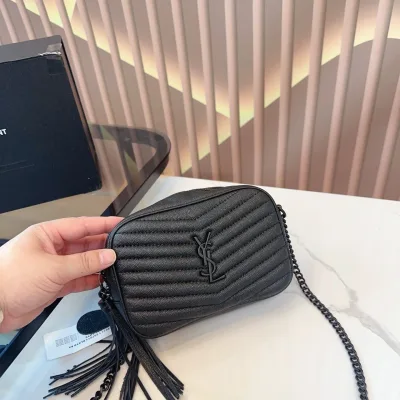 Yves Saint Laurent Umhängetasche Replik Super Klon 1:1 Rindsleder