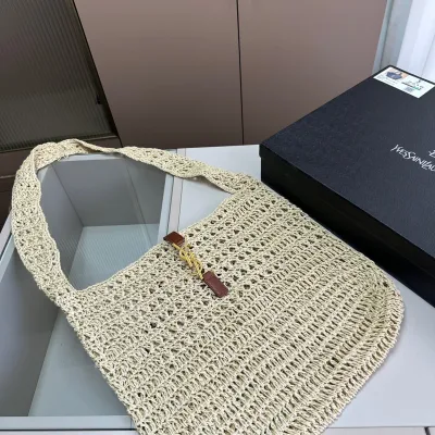 Yves Saint Laurent Strohtasche Replik 1:1 Ysl Woven Shopping